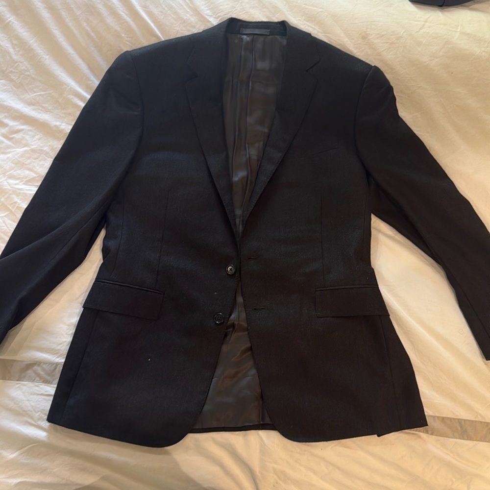Ralph Lauren size 42 R Dark Grey Wool Sport Coat